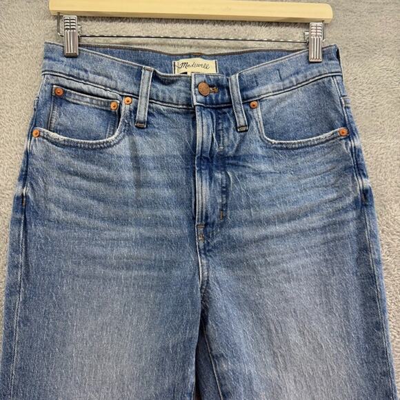 Madewell Jeans 27T Blue Medium Wash The Perfect Vintage Jean High Rise Straight - Picture 3 of 16